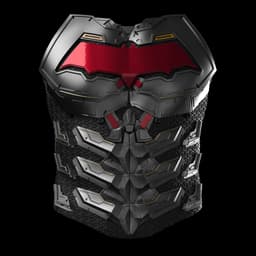 Samurai Red Hood Armor 3D Printer File STL 3d model