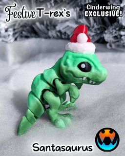 Festive T-Rex 3d model