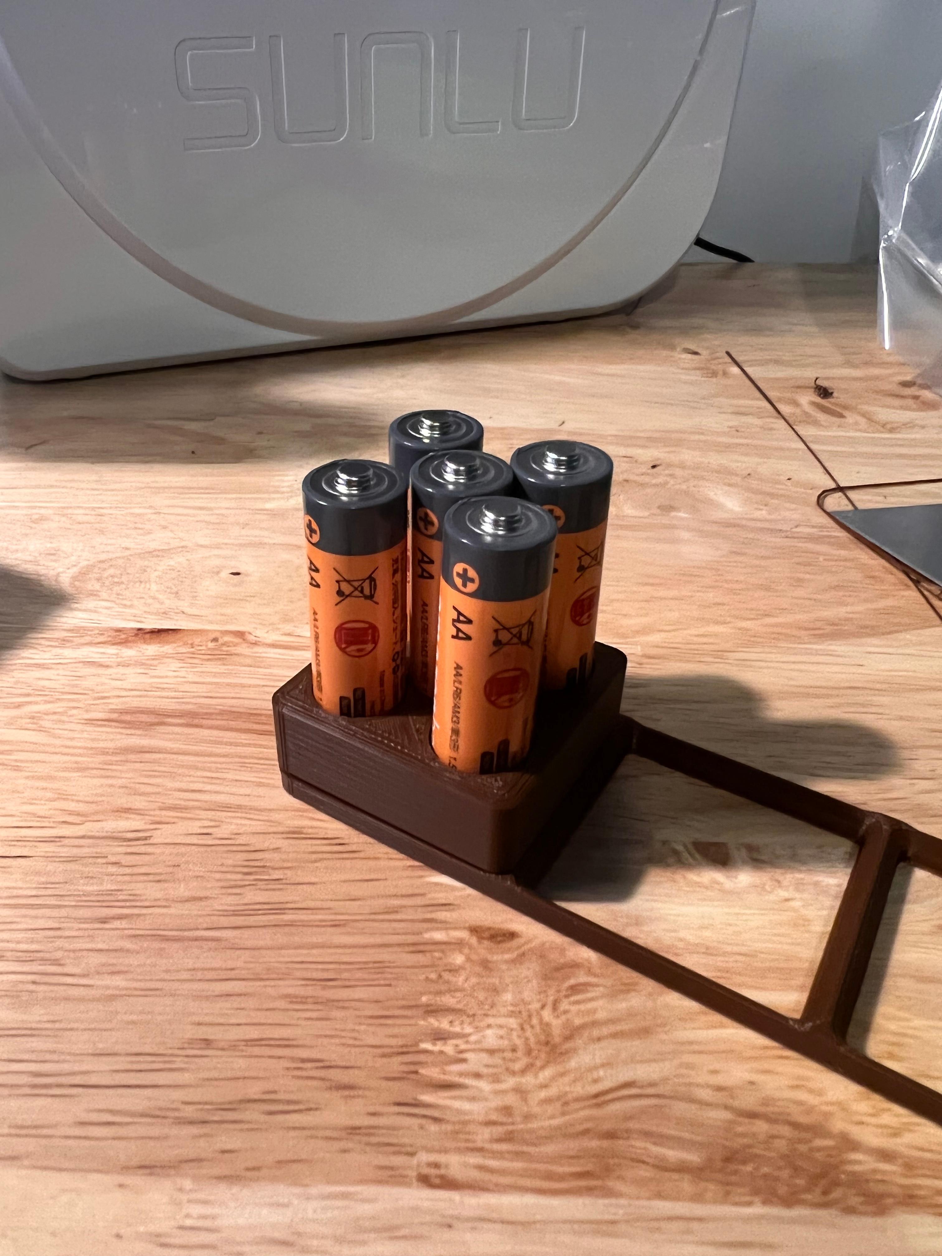 Gridfinity AA Battery Holder 3d model