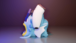 Gyarados Controller Holder Multiparts 3d model