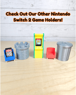 Cute Mini Nintendo Switch 2 Game Cartridge Holder Couch - All Switch Game Compatible 3d model