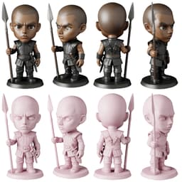 Game of Thrones South STL Files Part 2 - Daenerys Tyrion - 3D Print Models 3d model
