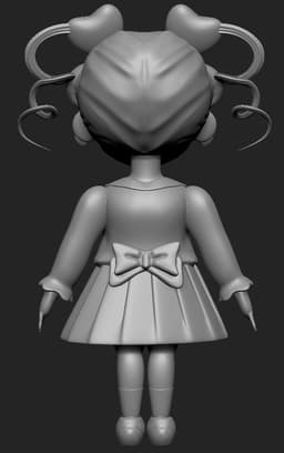 Sailor moon - ChibiChibi 3d model