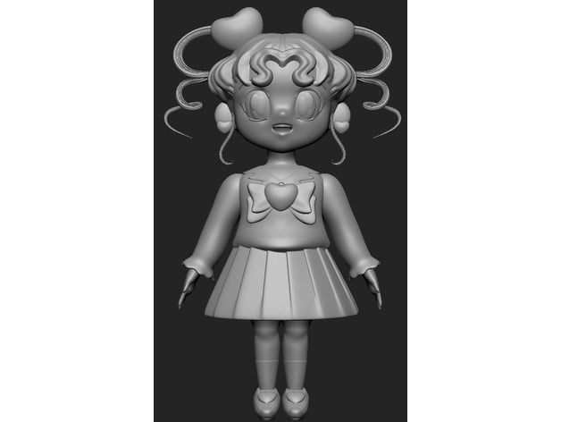 Sailor moon - ChibiChibi 3d model