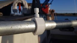 Old style Bombard oar holder (rare design paddle holder, not produced anymore) - Printed at http://www.fiberprinting.com/ - 3d model