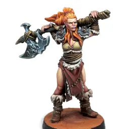 Irya, the Barbarian (Painting Guide Included) 3d model