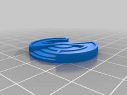 Captain Scarlet Pin 3d model