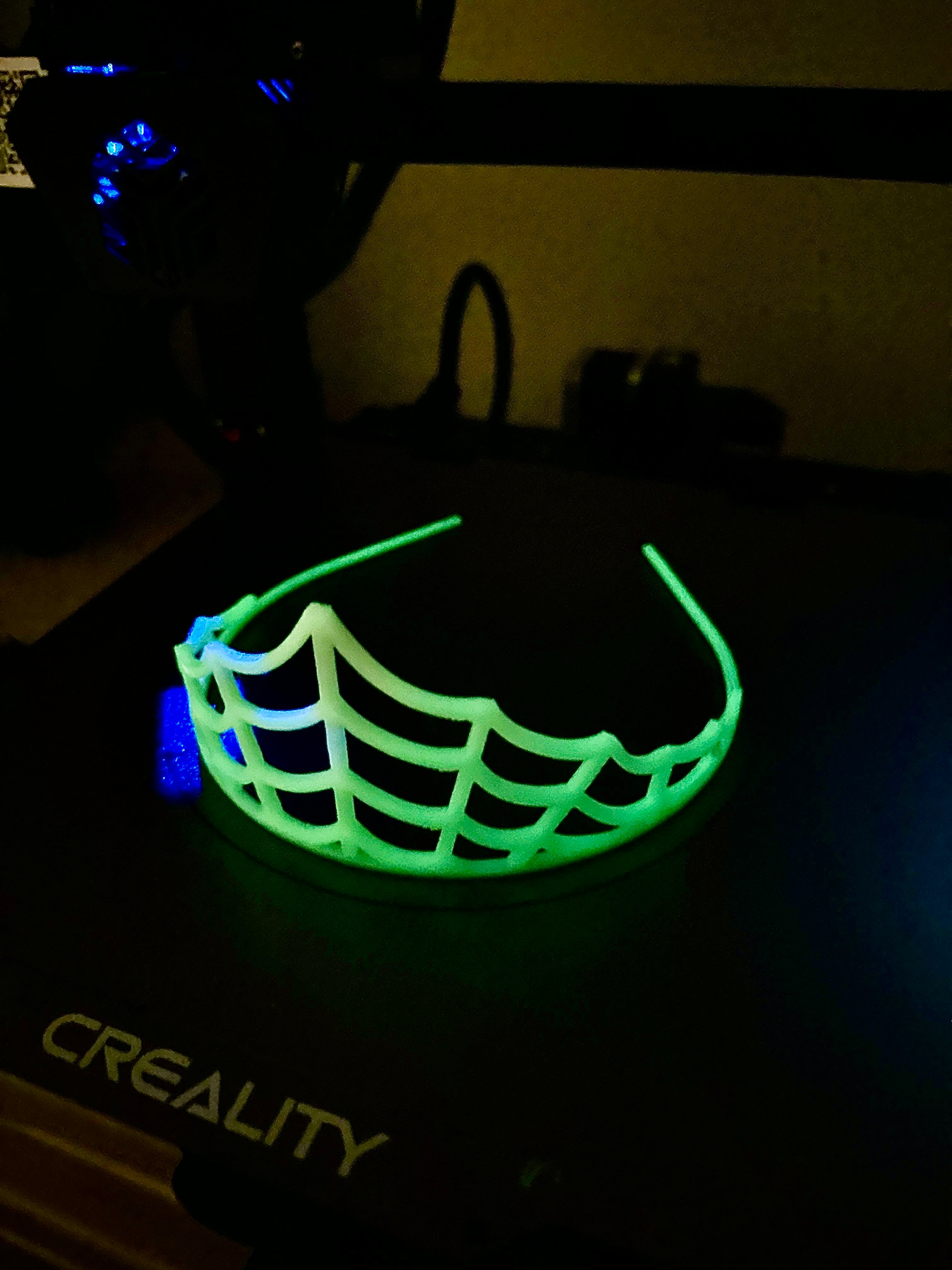spiderweb tiara - HalloweenWearable 3d model