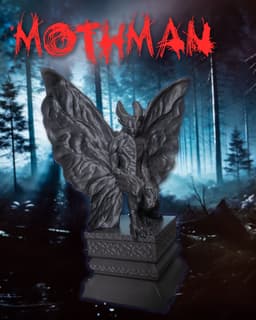 MOTHMAN - Fabled Creatures Desk Statue for Halloween! 3d model