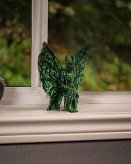 MOTHMAN - Fabled Creatures Desk Statue for Halloween! 3d model