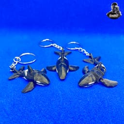 Low Poly Orca Whale Keychains 3 Models - Articulated - No Supports - Print in Place 3d model