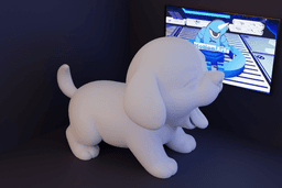 Caozinho abrindo a boca.stl 3d model