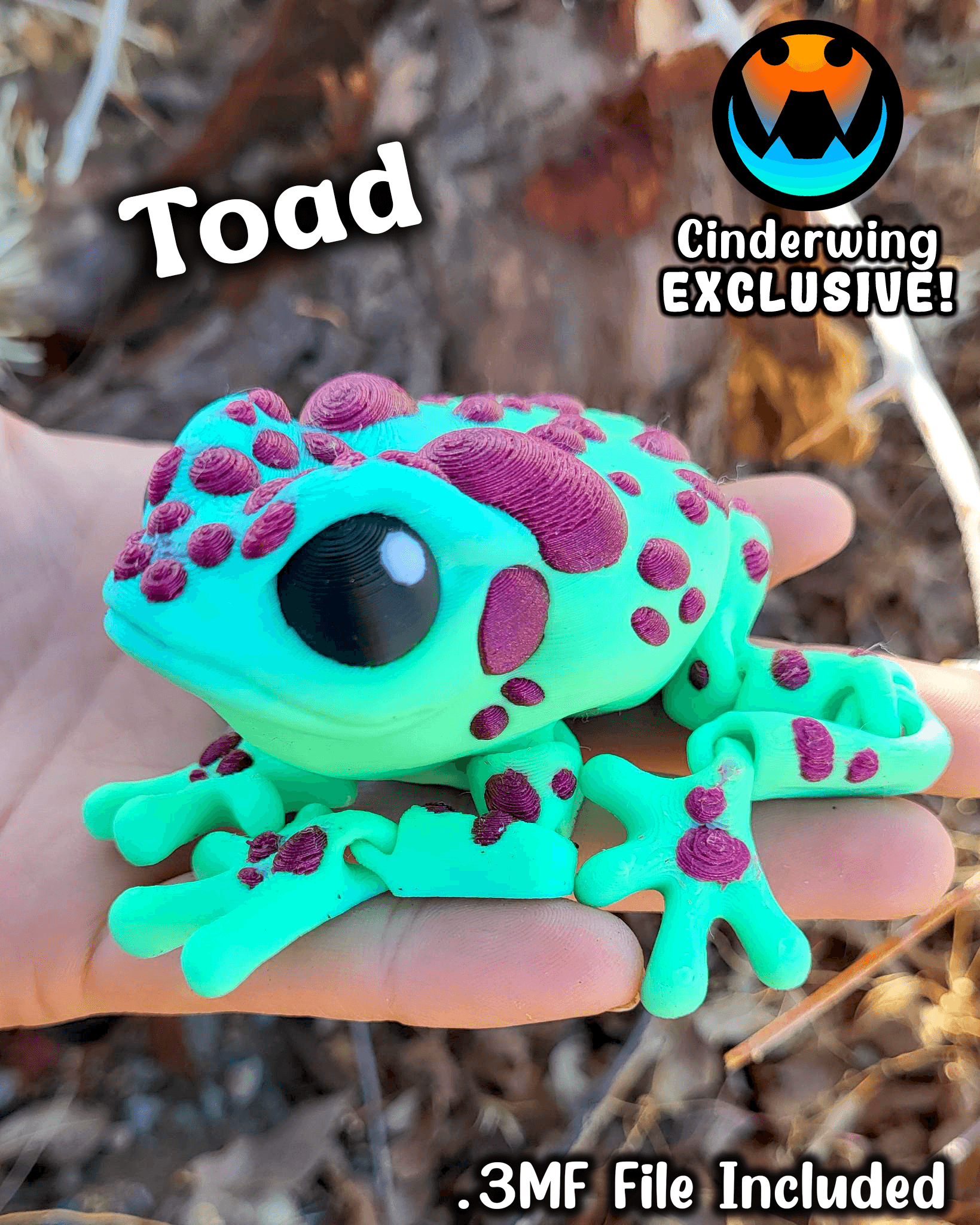 Toad 3d model