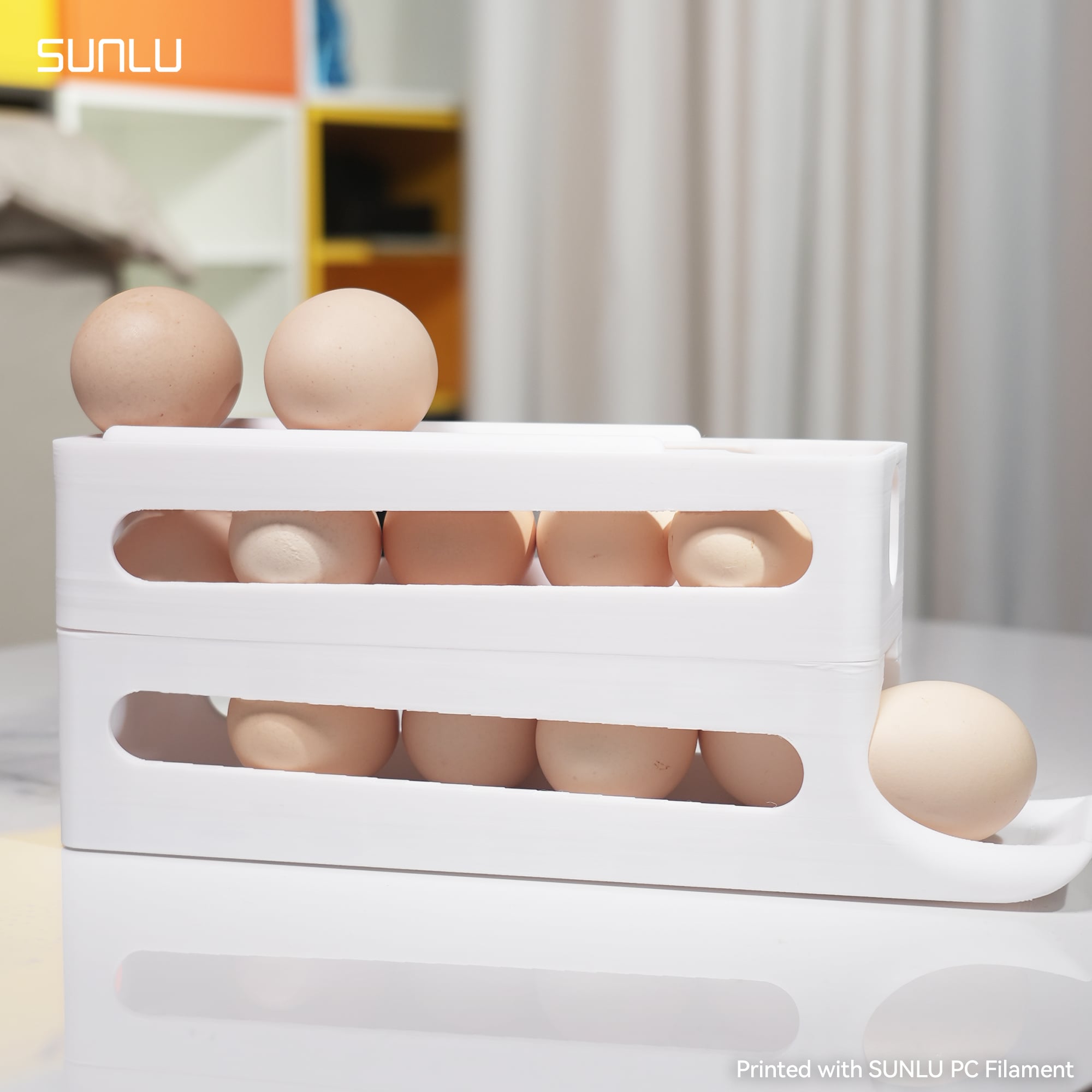 Egg Rolling & Stacking Rack 3d model