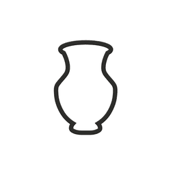 Vase Cookie Cutter STL File - 4 inches 3d model