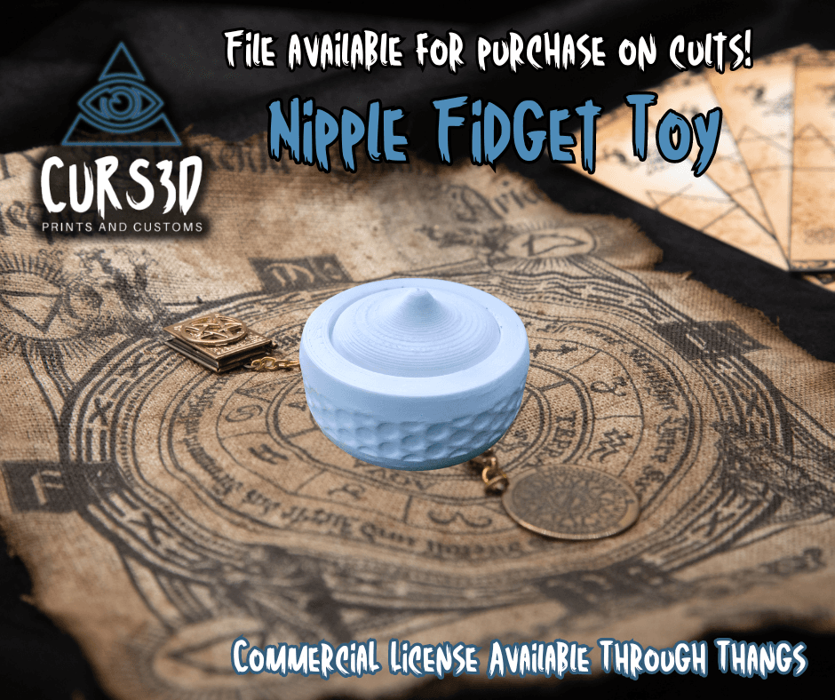 Nipple Fidget Toy 3d model