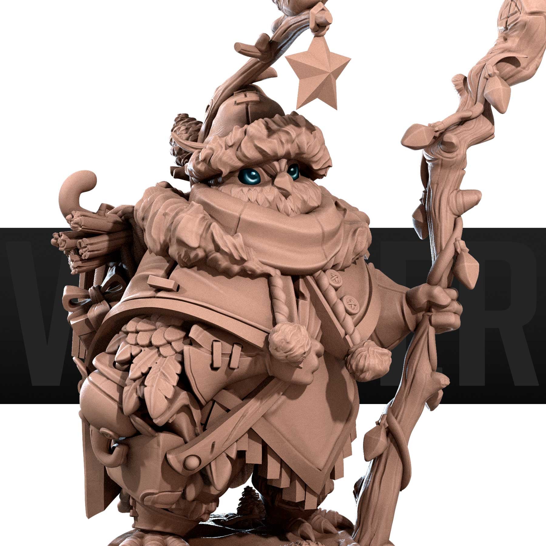 Uka, the Forest Keeper Owlfolk 3d model