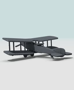 1:144 Bristol F.2b 3d model