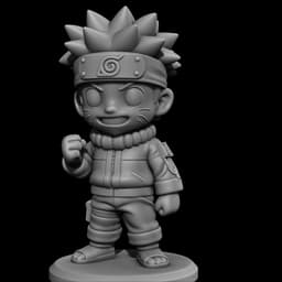 Naruto Chibi 3d model