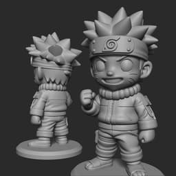 Naruto Chibi 3d model