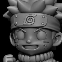 Naruto Chibi 3d model