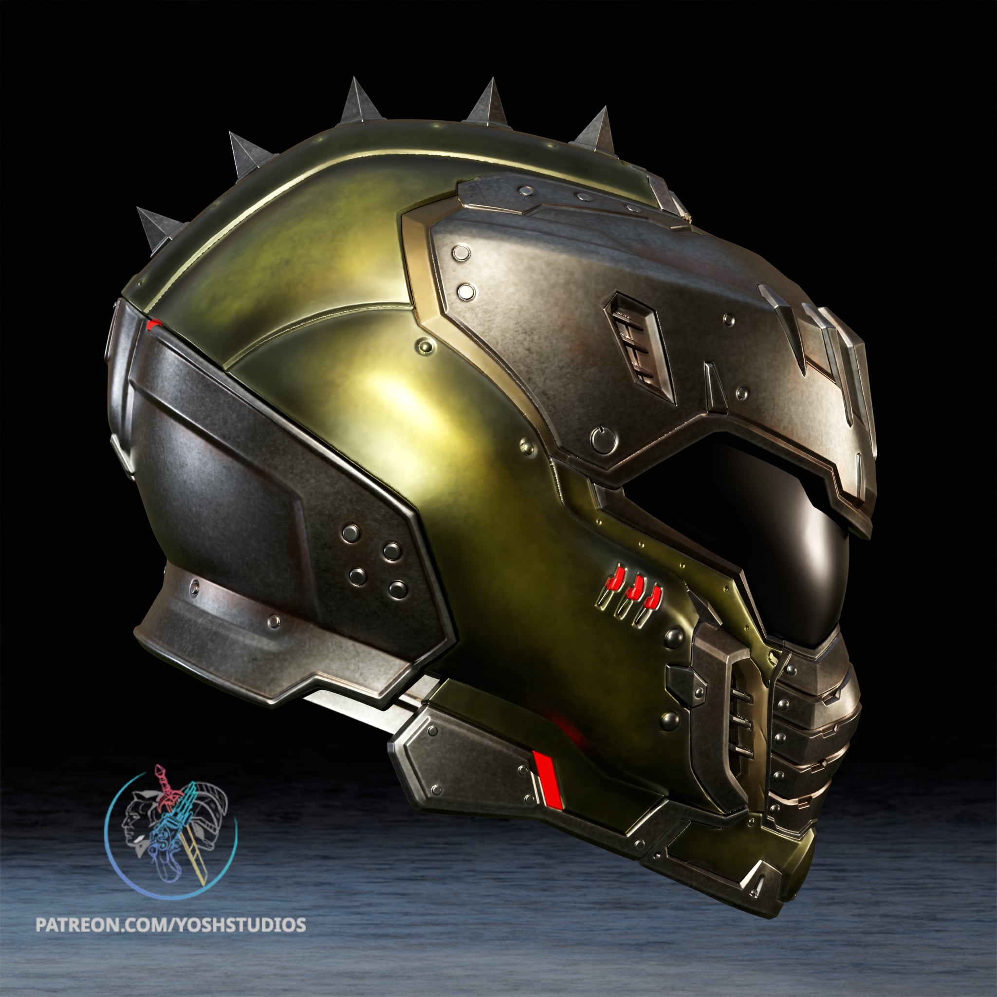 Ages Helmet 3D Printer STL File 3d model