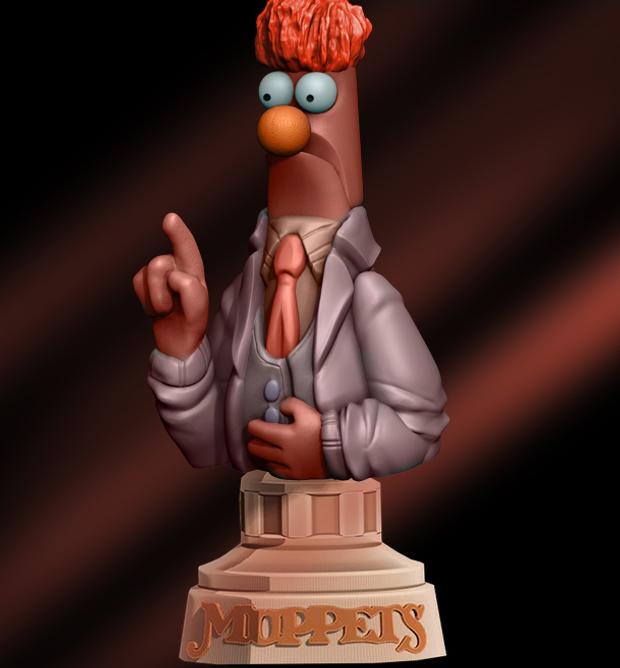 Beaker from Muppets 3d model