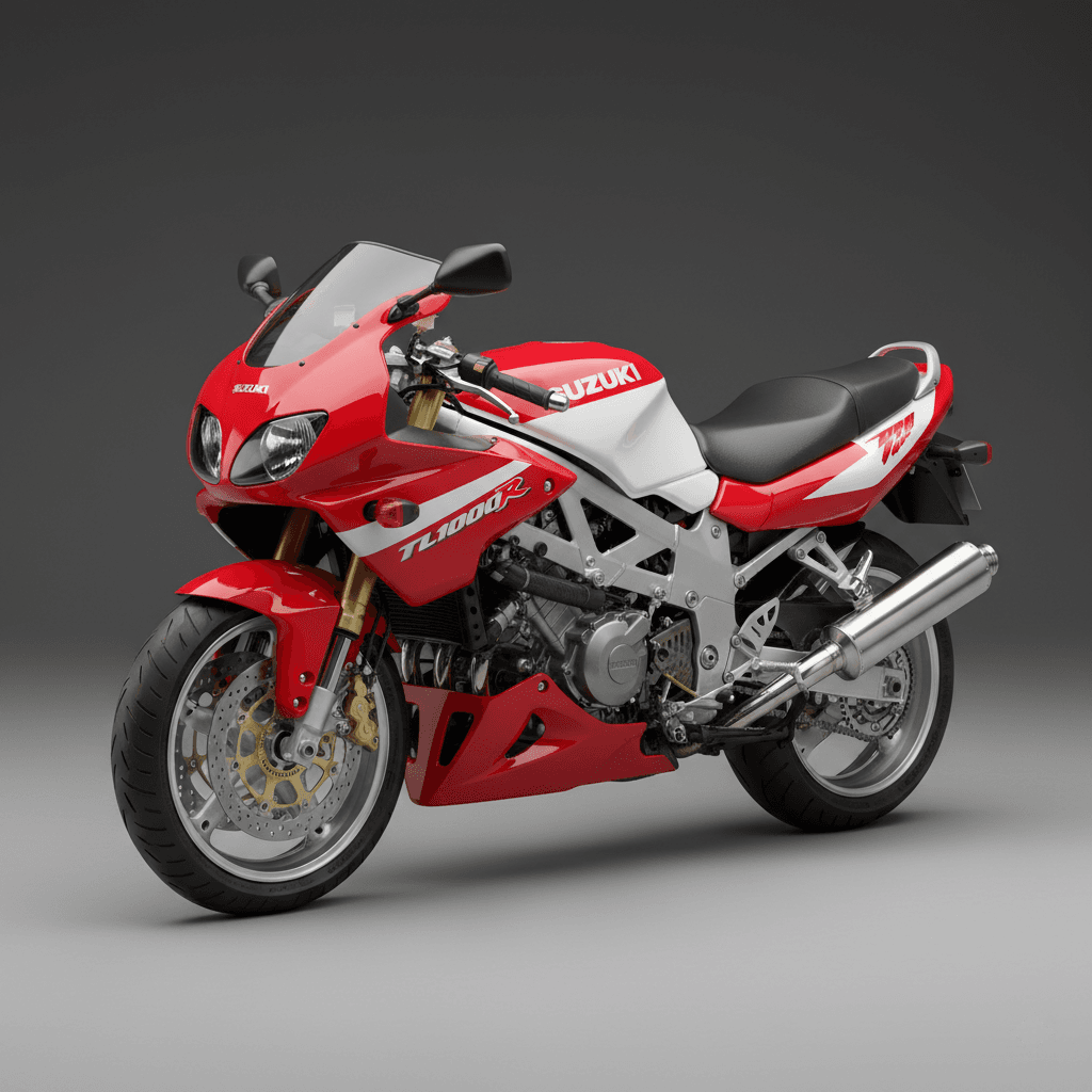 Suzuki TL1000R Racing Sport Motorcycle 3d model