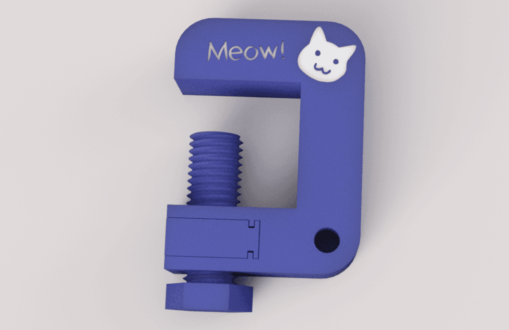Cat Toy Table Hanger 3d model