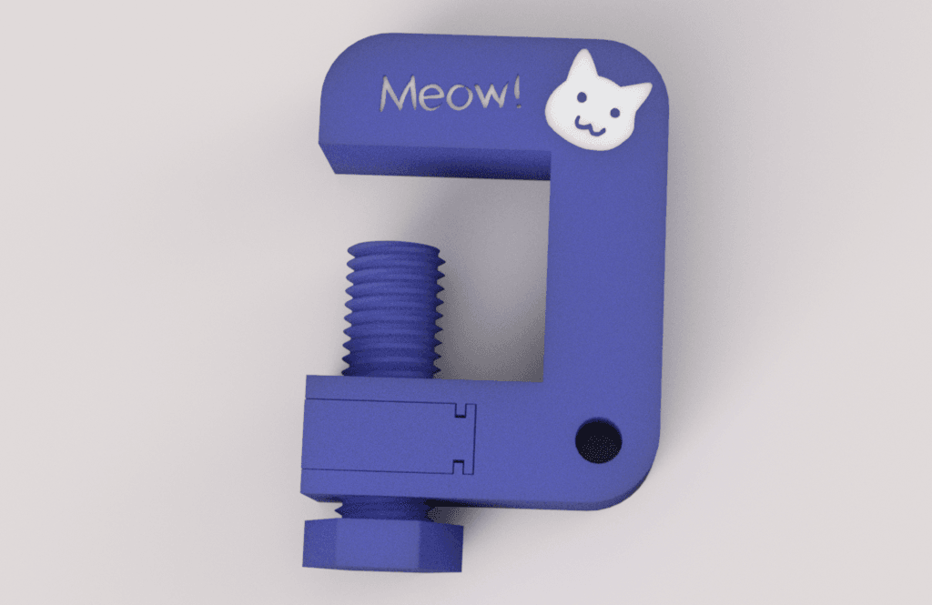 Cat Toy Table Hanger 3d model