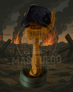 GI Robot Stand - Hands of Power - Mas Fuego 3D Productions 3d model