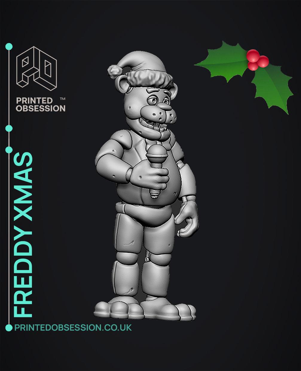 Freddy Xmas - FNAF - Fan Art 3d model