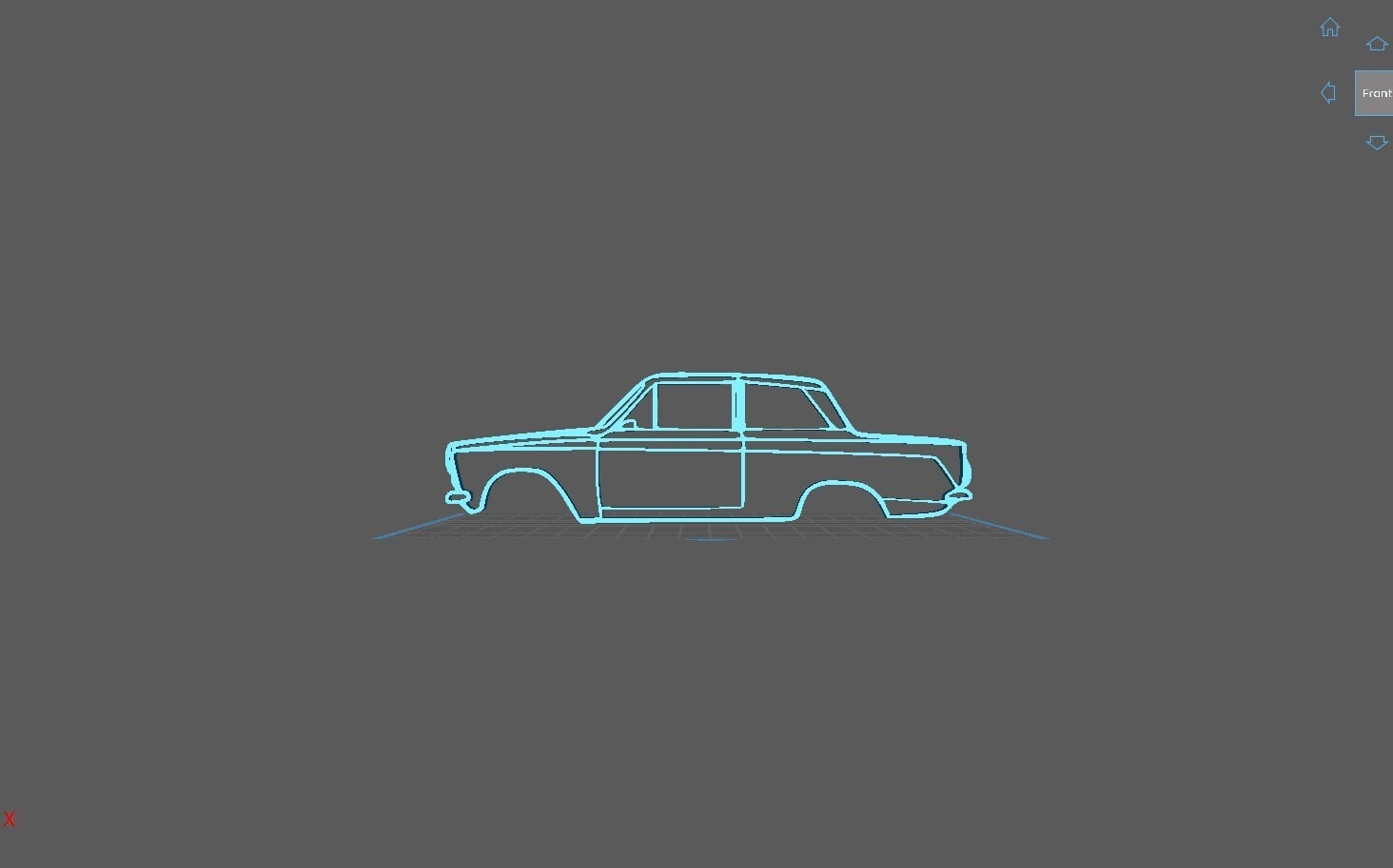 Lotus - Cortina 1966 Wall Art 3d model
