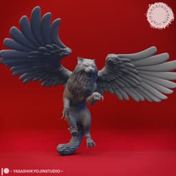 Tressym Litter - Tabletop Miniatures (Pre-Supported) 3d model