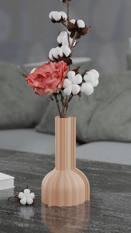 Tube Shape Vases 3d model