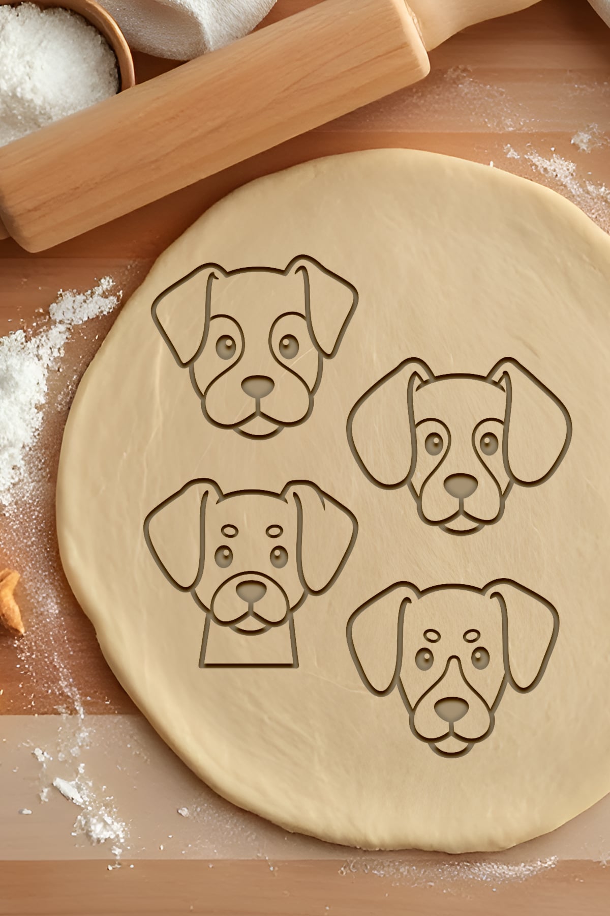 Dog Cookie Cutter, Biscuit Cutter 3d model