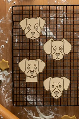 Dog Cookie Cutter, Biscuit Cutter 3d model