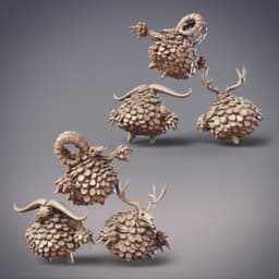 Plant Buddies - Mirethbalm Shrub Plant Constructs (Searbhiseach) (Pre-Supported) 3d model
