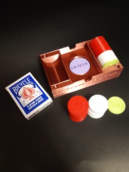 Poker Kit for Heads Up (2 Players) - Open Concept - Display and Store - Support Free 3d model