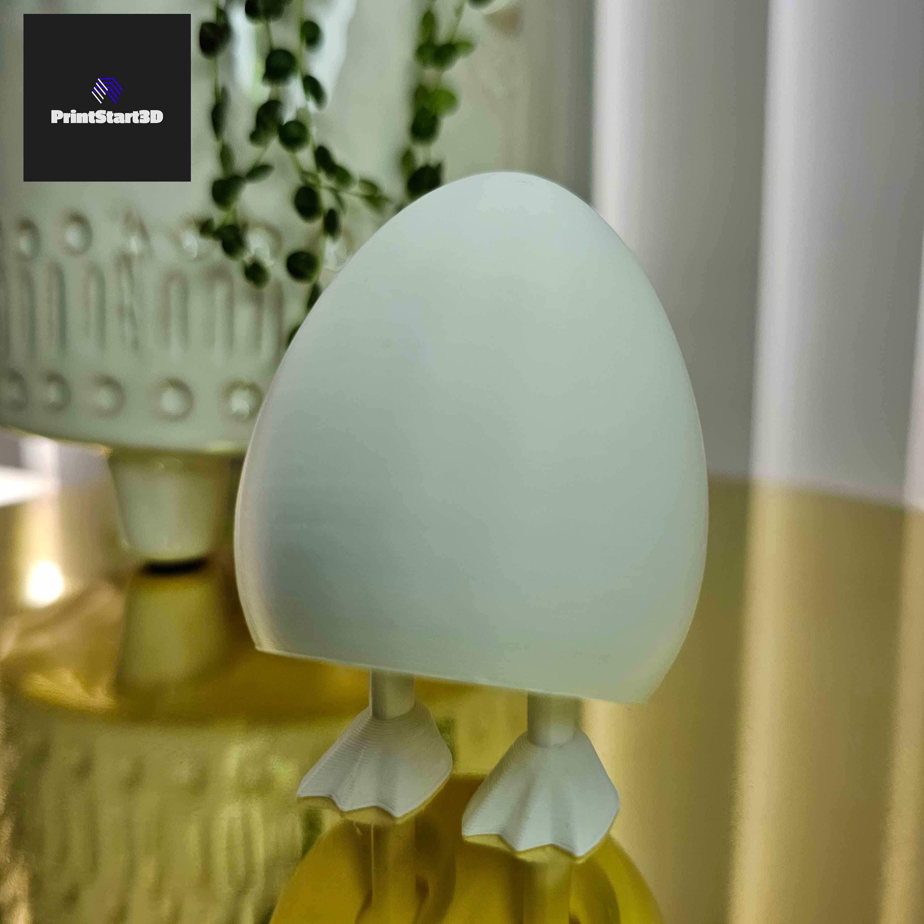 EggWithLegs_PrintStart3D.stl 3d model