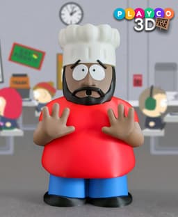 Chef (South Park) 3d model
