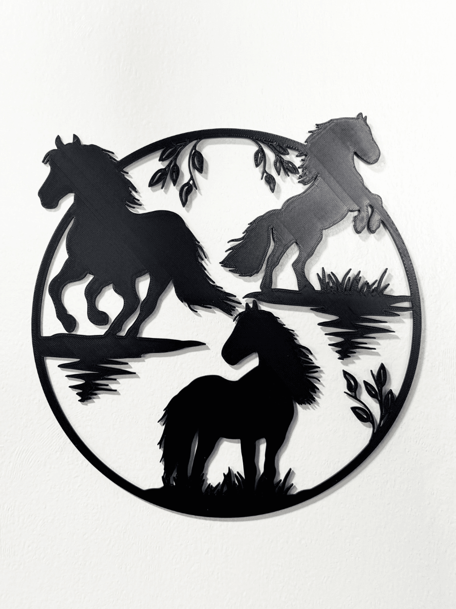 Horse Lover Wall Art or Window Decor 3d model