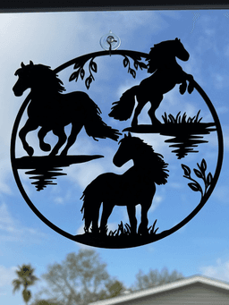 Horse Lover Wall Art or Window Decor 3d model