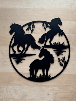 Horse Lover Wall Art or Window Decor 3d model