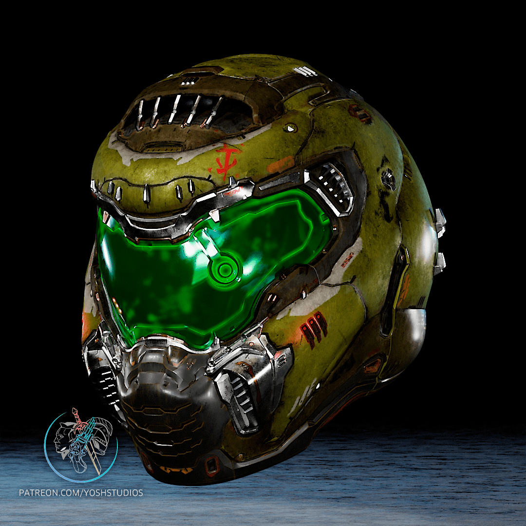 Eternal Helmet 3D Printer File STL 3d model