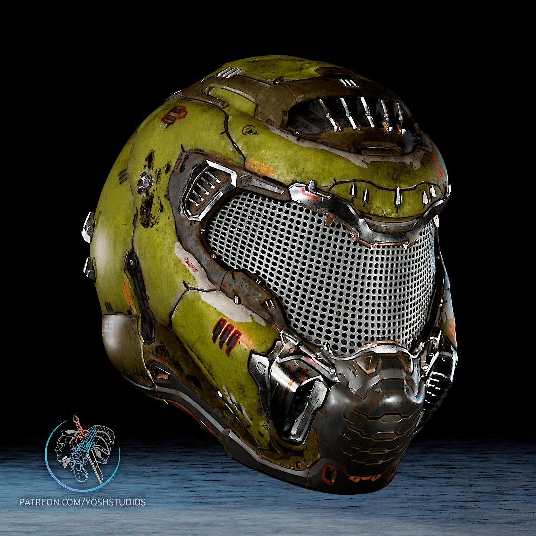 Eternal Helmet 3D Printer File STL 3d model