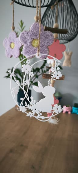 Easter Bunny Wreath 3d model