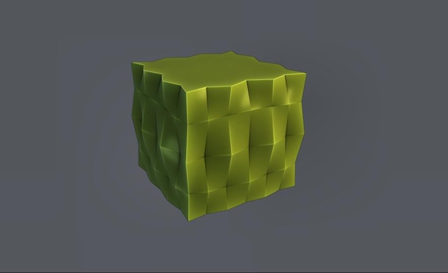 cube poly cube 3d model