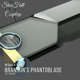 Brandon's Phantoblade Winx Club 3d model