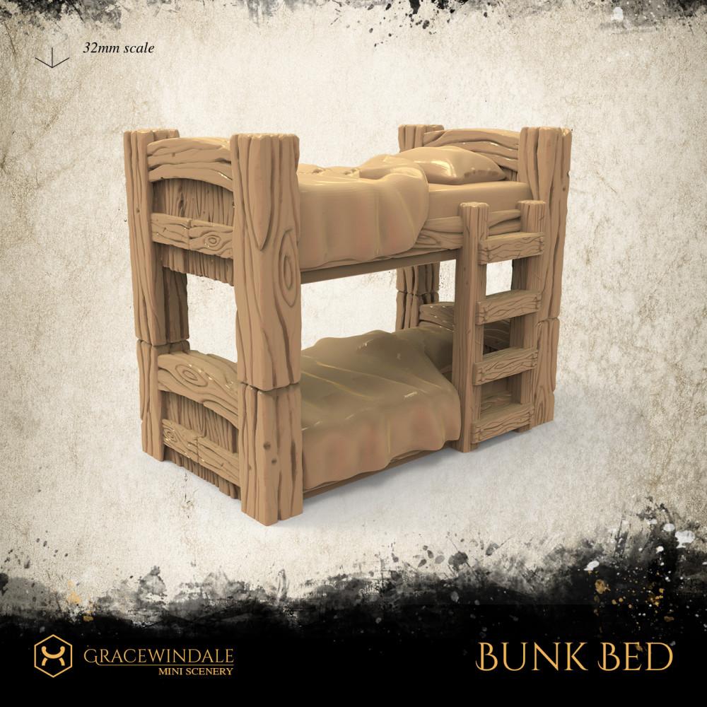 Bunk Bed 3d model